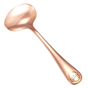 Pure Copper Cake Spoon Elegant Design for Home Kitchen Restaurant Use - Picture 1 of 6
