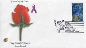 Francobollo C³ C-Cubed B-3 violenza familiare semi postale 23 - Foto 1 di 1