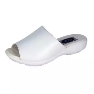 👡 PEERAGE Lois Women's Wide Width Comfort Leather Slide Sandals 👡 - Picture 1 of 6