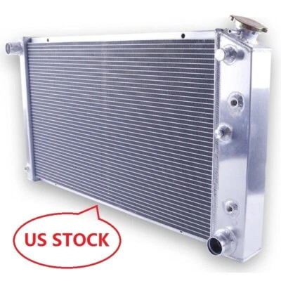 3 Row Aluminum Radiator for 1966-1977 Olds Cutlass Supreme 1980-1985 Toronado Foto 1 de 4