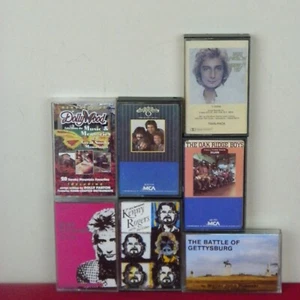 Lot 7 Cassettes Rod Stewart Barry Manilow Dollywood Oak Ridge Boys Kenny Rogers - Imagen 1 de 8