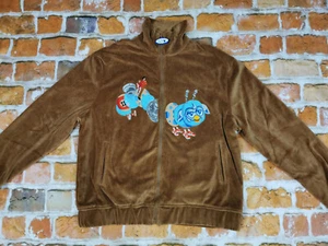 Nuevo Von Dutch Originals Terciopelo Entrenamiento Chaqueta Oruga Glotón - Imagen 1 de 10