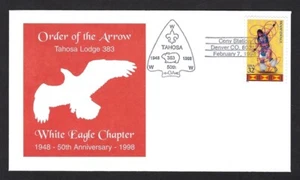 1998 US Boy Scouts Kodiak Chapter BSA Order Arrow Tahosa Lodge 383 50th  - Picture 1 of 1