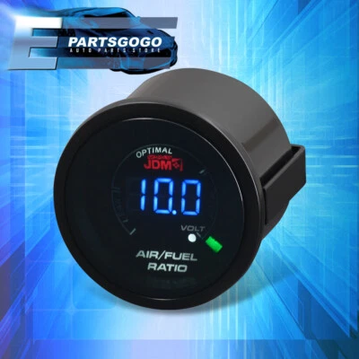 For Civic Integra 2" 52MM Air Fuel Ratio Volt Blue Digital LED Auto Gauge Meter - Image 1 of 4