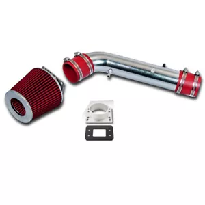 RED Air Intake system Kit & Filter For 1995-1999 4Runner Tacoma 2.7L L4 - Foto 1 di 1