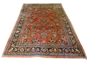 Königlicher Handgeknüpfter Sarough Perser Orientteppich Handwerkskunst 240x196cm - Bild 1 von 24