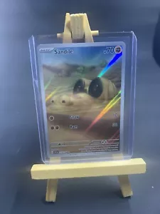 Pokémon TCG Sandile Scarlet & Violet Base Set 216/198 Holo Illustration Rare - Picture 1 of 3