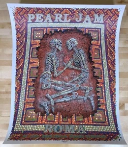 Póster de concierto EMEK 2020 Pearl Jam ROMA PÓSTER ROMA transmisión evento impresión artística - Imagen 1 de 1