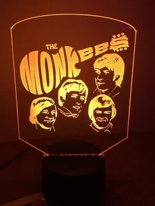 Monkees LED Neon Light Sign Man Cave , Game , Bed Room ,Bar garage Rgb qty 2 - Picture 1 of 6