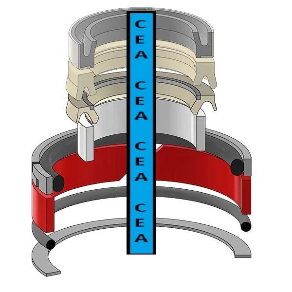 250741A1 Kit de sello de cilindro angular para estuche 650G 650K 750H 850H 850K Foto 1 de 1