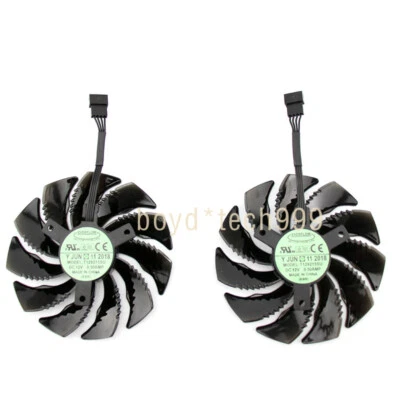 For Gigabyte RX580 Gaming 4G Graphics card cooling fan 85m 40mm 4-Pin 12V - Image 1 of 4