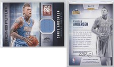 2013-14 Panini Elite Back to the Future Materials Chris Andersen #27