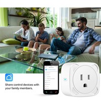 Mini Smart WiFi Socket APP Remote Voice Control For Alexa Google Home US Plug P1