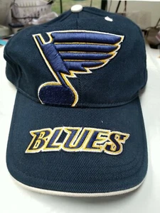 Baseball-Ballkappe St. Louis BLUES NHL bestickt EMC2 verstellbar STRAPBACK - Bild 1 von 11