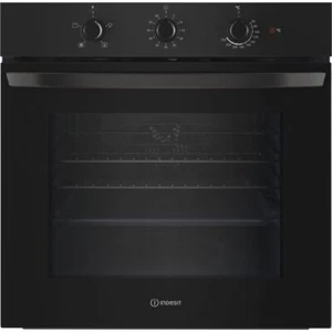 Indesit IO 233 B UK Click&Clean Built In 60cm Electric Single Oven Black A - Picture 1 of 9