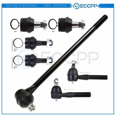 Extremo de varilla de amarre de rótula delantera 7 piezas para Ford F-150 Bronco 1980-1995 1996 4x4 y 4x4 Foto 1 de 4