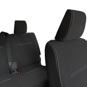 Fit Toyota HiAce Crew Van H300 (May19-Now) Full-back FRONT & REAR Seat Covers - Picture 1 of 18