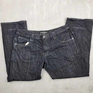 Raw Blue Jeans Mens 40x32 Denim Pants Premium Dark Baggy Rap Y2K Vintage Adult - Picture 1 of 11