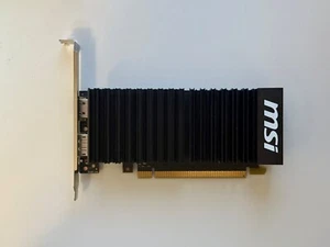 MSI NVIDIA GeForce GT 1030 2GB DDR5 Silent Graphics Card - Picture 1 of 2
