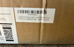 UMEKEN 4' Steel Ballet Barre - Portable /Double/Freestanding - New in Open Box - Picture 1 of 6