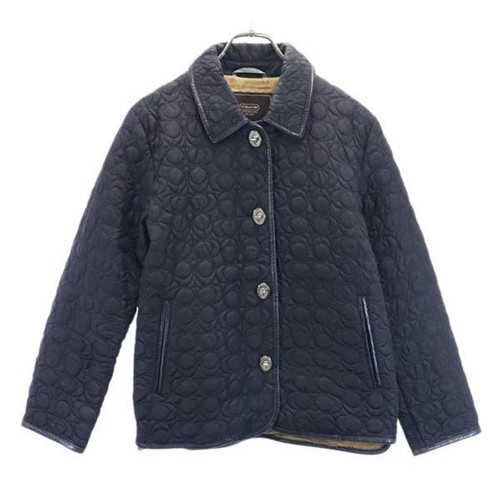 Giacca trapuntata Coach XS nera donna