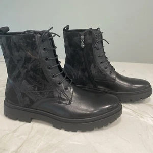 L'ARTISTE AIDEN BOOT Mens Lined Boot Black Spring Step EU Size 43 US 9.5/10 - Picture 1 of 7