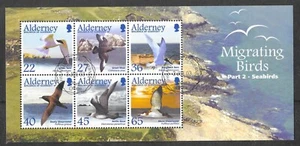 ALDERNEY SG MS A216 MIGRATING BIRDS 2nd SERIES "SEABIRDS" C.T.O.(FDI) 3/7/2003 - Picture 1 of 2