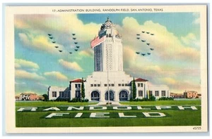 c1940's Administration Building Randolph Field San Antonio Texas TX Postcard - Picture 1 of 2