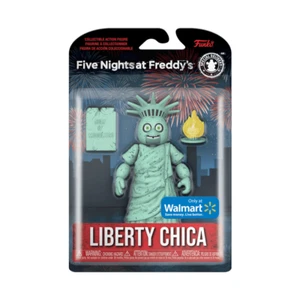 Five Nights at Freddy's Liberty Chica Action Figure FNAF 5in Walmart Exclusive - Picture 1 of 2