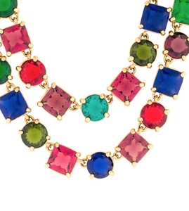 Kate Spade Kristall Kaleidoskop Halskette Neu mit Etikett kultiger Klassiker **+ - Bild 1 von 7