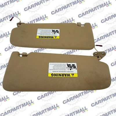 2007 2008 BMW 328xi 07-11 BMW 328i Roof Sunvisor Sun Visor Shade Pair Set OEM Foto 1 de 4