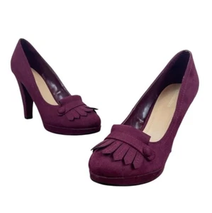 Naturalizer Merlot Fringe Womens Pumps 9.5M - Picture 1 of 11