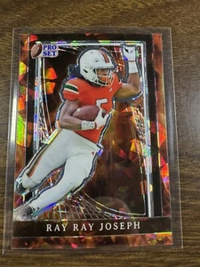 2024 Pro Set Metal Fire Crystal #118 Ray Ray Joseph 1/1 RC Rookie SSP - Picture 1 of 2