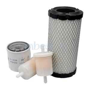 KIT FILTRO COMBUSTIBLE Y AIRE ACEITE MOTOR KUBOTA BX1870 BX2370 - Imagen 1 de 6