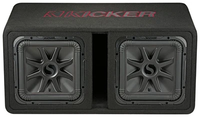 Subwoofers dobles KICKER 45DL7R122 L7R 12" + caja de subcaja ventilada 2 ohmios DL7R122 Foto 1 de 4