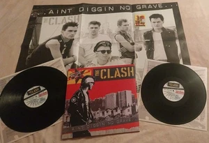 The Clash Aint Digging No Grave 2 x LP 12" Vinyl Album Ltd Edition Cut The Crap - Picture 1 of 15