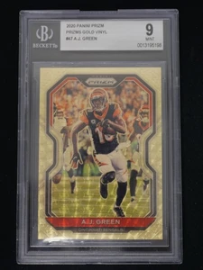 2020 Panini Prizm #47 A.J. Green Prizm Gold Vinyl 5/5 BGS 9 - Foto 1 di 2
