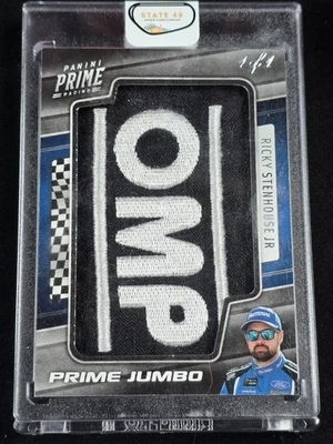 RICKY STENHOUSE JR 2019 PRIME RACING JUMBO PATCH 1/1 OMP - Image 1 of 2