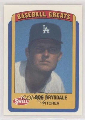 1990 Swell Baseball Greats Don Drysdale #62 HOF - Image 1 of 2
