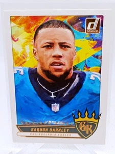 2025 Panini Donruss Gridiron Kings Saquon Barkley Philadelphia Eagles #GK-SBY - Picture 1 of 2