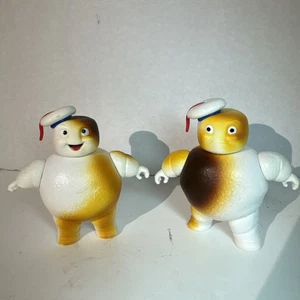 2 "verbrannte" Mini-Puft Figuren exklusiv Hasbro abnehmbare Köpfe Ghost Busters Film - Bild 1 von 14