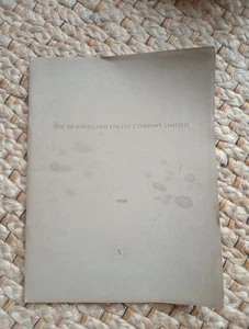The De Havilland Engine Company 1949 DH Survey Of History, Organisation Products - Picture 1 of 12