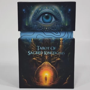 The Tarot of Sacred Kingdoms Tarot Cards 78 Card Deck with Guidebook And Box - Picture 1 of 10