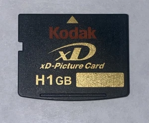 🔥 Kodak 🔥 xD Picture Card H 1GB Memory Card (Fits Fujifilm, Olympus)  TESTED ✅ - Picture 1 of 2