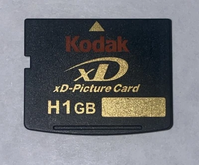 🔥 Kodak 🔥 xD Picture Card H 1GB Memory Card (Fits Fujifilm, Olympus)  TESTED ✅ - Image 1 of 2