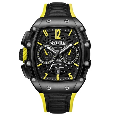 Reloj Pulsera Hombre Welder W75 Exclusivo WRM2007 Cuarzo, Tono Amarillo Foto 1 de 4