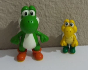 2.5" Jakks Super Mario World of Nintendo Yoshi & Koopa Troopa Action Figure 2016 - Picture 1 of 4