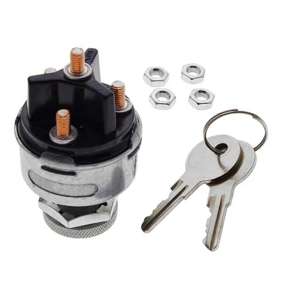 Ignition Switch with Keys Fits For Ford/New Holland 529713 80641833 641833 - Image 1 of 4