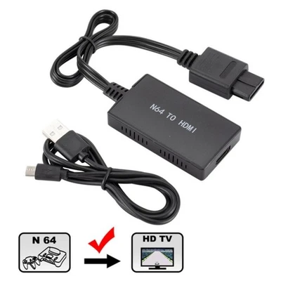 NGC/SNES/N64 to HDMI Converter Adapter For Nintendo 64/for SNES/for NGC Series - Image 1 of 4