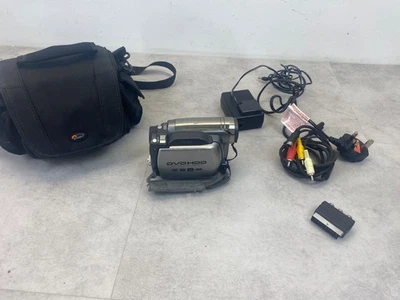 Hitachi Hybrid Cam DZ-HS500E Handheld HDD and DVD-RW Camcorder Grey Tested - Image 1 of 4